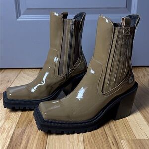 JEFFREY CAMPBELL Elkins Boot Dark Grey Patent